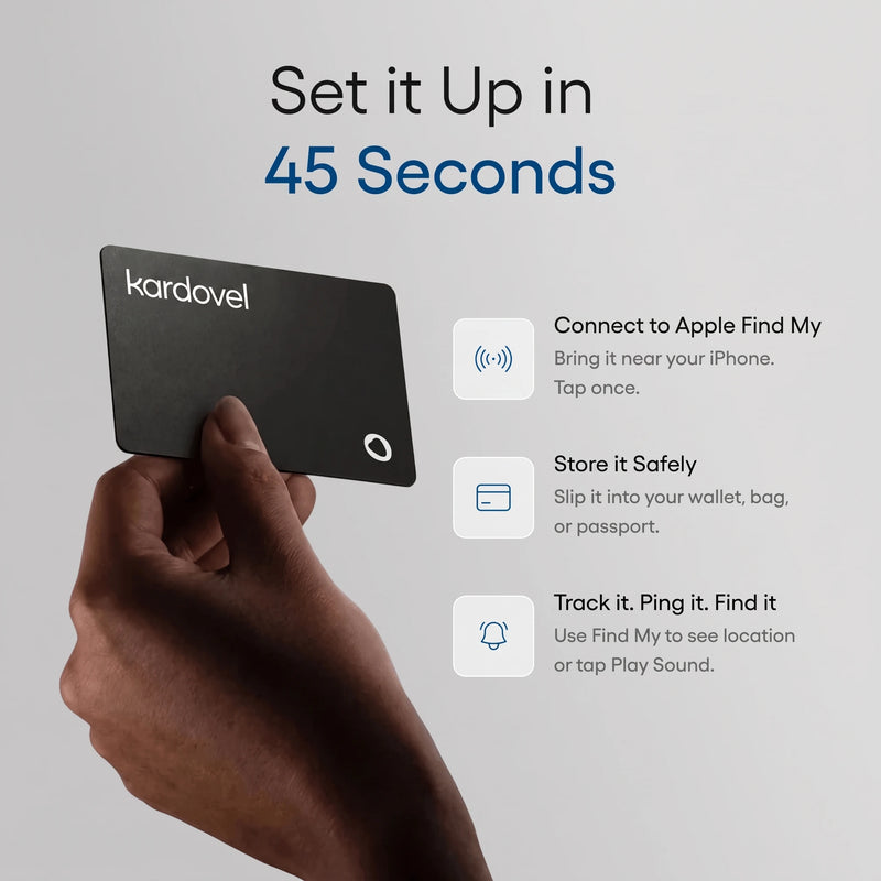 Kardovel Tracking Card